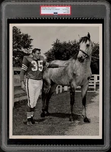 1955 Alan Ameche PSA/DNA Authentic Type 1 8x10 Photograph Baltimore Colts - Picture 1 of 2