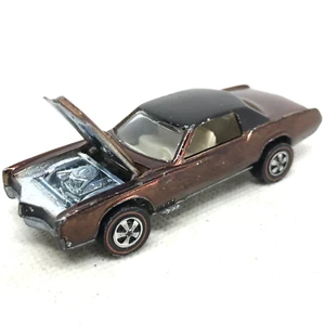 Hot Wheels Redline Custom Eldorado 1968 Brown White Int. Made In United States - Picture 1 of 10