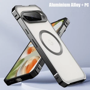 Case For Google Pixel 9 Pro XL 8 Pro 9 MagSafe Shockproof Aluminium Hybrid Cover - Picture 1 of 15