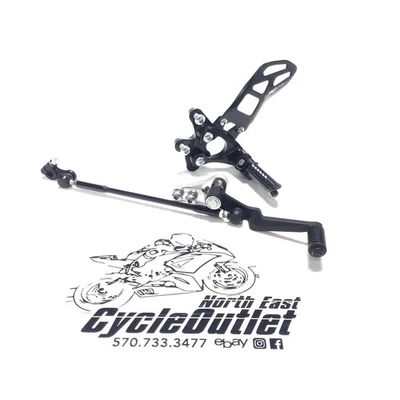 2025 11-25 SUZUKI GSXR600 GSXR750 OEM LEFT REARSET REAR SET FOOT PEG W SHIFTER - Image 1 of 4