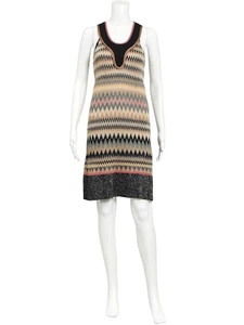 MISSONI Zig Zag Mini Dress AU 10 - Pre-Owned Good Condition - Picture 1 of 1