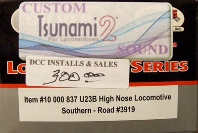 LED de som DCC Atlas Southern Ry GE U23B #3919 - Imagem 1 de 4