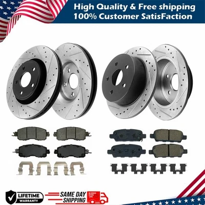Pastillas de freno rotores delanteros traseros para Lexus RX330 RX350 RX400h Toyota Highlander Foto 1 de 4