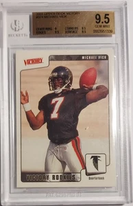 Michael Vick 2001 Upper Deck Victory #374 Beckett Gold Label gema como nueva 9,5 novato - Imagen 1 de 2