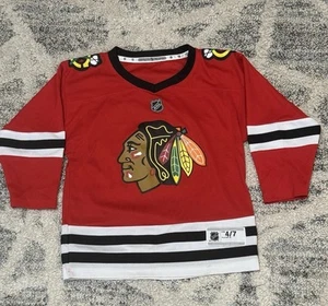 Patrick Kane #88 NHL Red Chicago Blackhawks Jersey Youth Size 4/7 - Picture 1 of 14