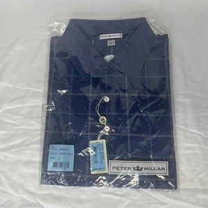 Peter Millar Mens Large Polo Sport Navy Ms12k11 - Bild 1 von 6