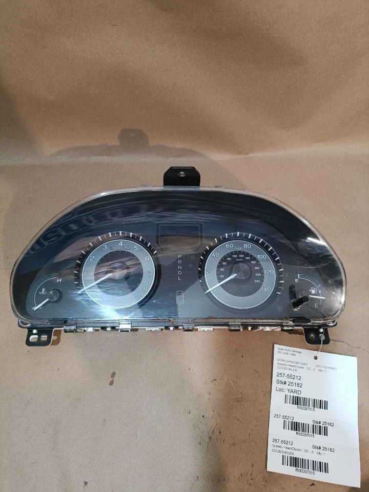 Velocímetro Cluster US Market MPH EX-L cuero se adapta a 11-13 Odyssey 287015 Foto 1 de 4