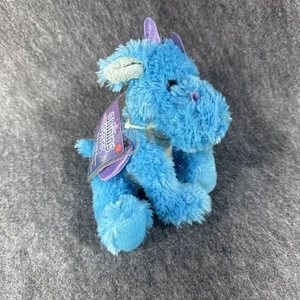 RUSS Shining Stars Sparkly Blue & Purple Dragon Plush Stuffed Animal  - Picture 1 of 10
