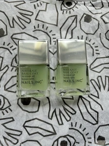 Nails Inc COVER BASE Nailkale Base Coat & Top Coat 2 bottles  - Picture 1 of 4