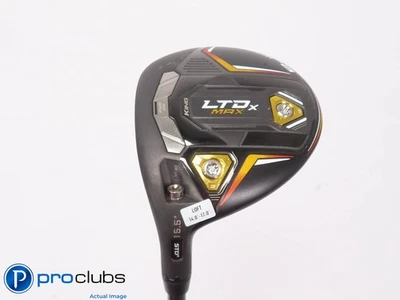 Left Handed Cobra LTDx MAX 15.5* 3 WOOD Black- LINQ Blue 6F3 Regular Flex 452247 - Image 1 of 4