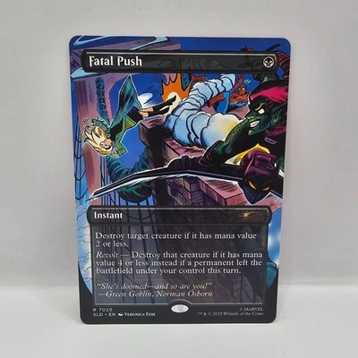 Fatal Push NM #7020 Regular (Colors) MTG Secret Lair - Image 1 of 2