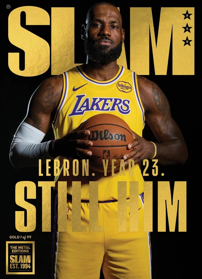 METAL DORADO: SLAM 259 - REVISTA LEBRON JAMES (#D/94) PREVENTA CONFIRMADA Foto 1 de 1