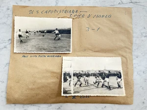 5 FOTO AZIONI US CAPOD.-S.PIER D'ISONZ0 US CAPOD.-LIBERTAS TRIESTE 24/O2/1946 - Picture 1 of 2