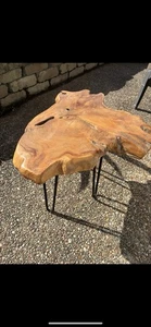 live edge wood coffee table Solid wood Table Olive table Rustic Coffee Table - Picture 1 of 4