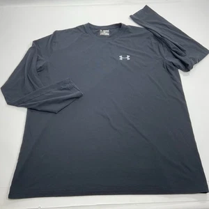 Camicia Under Armour HeatGear uomo taglia 2XL nera tinta unita vestibilità ampia allenamento atletico - Foto 1 di 5