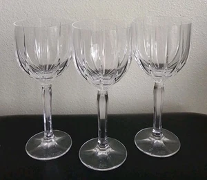 Vintage Marquis by Waterford “Omega” Water/Wine Crystal Goblet - Set Of 3 - Picture 1 of 10
