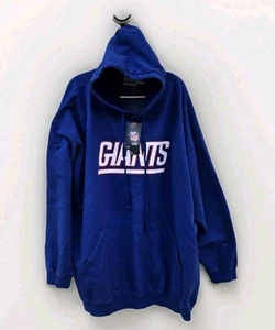 New York Giants Fanatics Mens Blue 5XL Hoodie NFL Team Apparel NWT Football - Picture 1 of 14