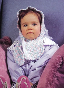 COZY Toddler's Hooded Scarf/Crochet Pattern INSTRUCTIONS ONLY - Picture 1 of 1