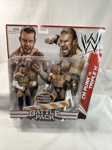 WWE Battle Pack CM Punk vs Triple H 2012 Mattel 2-Pack - Picture 1 of 4