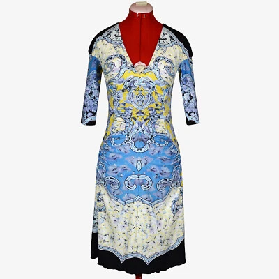 Vestido informal barroco estirado ROBERTO CAVALLI talla 42 8 M Foto 1 de 4