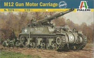 Carro motor pistola Italeri 1/72 (20 mm) M12 155 mm - Imagen 1 de 1