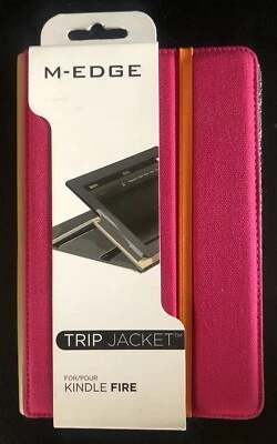 M-Edge - Kindle Fire - Pink Trip Jacket Carrying Case For Tablet NEW - READ - Image 1 of 3