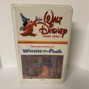 GREAT FIND Walt Disney's The Many Adventures Of Winnie The Pooh VHS CLAMSHELL - Picture 1 of 7