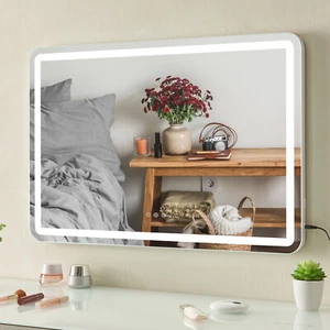Hollywood Kosmetikspiegel Groß Schminkspiegel mit Dimmbar LED Beleuchtung Makeup - Bild 1 von 9