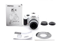 PENTAX K-x 12.4MP Digital SLR Camera White Kit w/ DA L 18-55mm AL - 518 shots