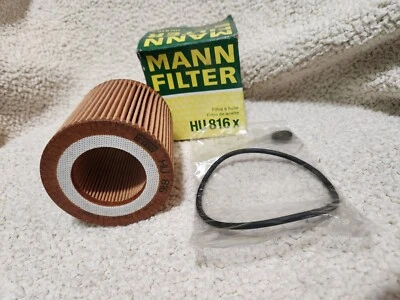 MANN Oil FIlter HU816x BMW 07-17 1,3,5,6,7,X1,X3,X5,X6,Z4 new open box - Image 1 of 3