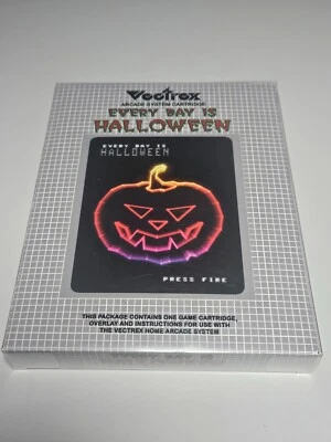 Vectrex Everyday is Halloween Complete Boxed Game by Binary Star Software - Image 1 of 4