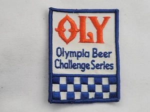 Vintage NOS Patch OLY Olympia Beer Challenge Series Shirt Jacket Hat - Picture 1 of 2