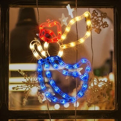 Christmas Window Silhouette Light Decorations - Lighted Angel for Christmas - Image 1 of 4