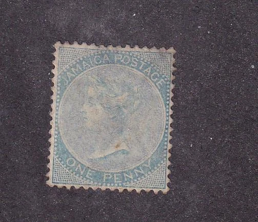 JAMAICA # 17 VF-MLH 1p QUEEN VICTORIA CAT VALUE $456 - Image 1 of 1