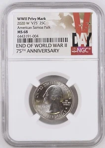 2020 W American Samoa NP Quarter NGC MS68 At It’s Highest Grade! - Picture 1 of 5