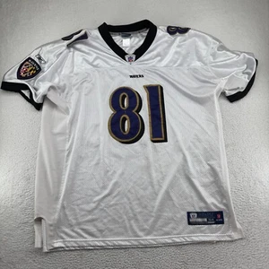 Reebok Baltimore Ravens Anquan Boldin #81 Jersey Mens 54 White Stitched NFL - Picture 1 of 7
