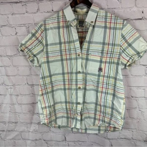Panhandle Slim rough stock plaid western Button Down Shirt 100% cotton Boys Med - Picture 1 of 7