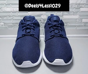 Nike Roshe Run Mens Size 7/Womens 8.5 Midnight Navy Black White 511881-405 - Picture 1 of 6