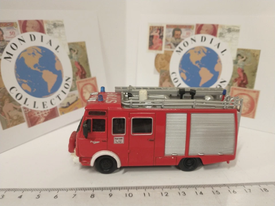 PMPB7-0355 Camion Pompieri Del Prado Magirus Deutz LF8 1980 1/50 - Immagine 1 di 2