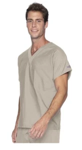 SCRUB ZONE khaki hellbraun Scrub Top unisex xl - Bild 1 von 3