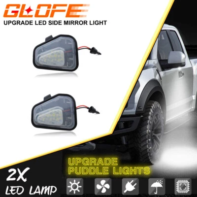 2 шт светодиодных подсветки лужи бокового зеркала без ошибок для VW Volkswagen EOS Passat B7 CC - Изображение 1 из 4