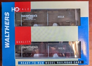 HO Scale Walthers Pfaudler Milk car 2-Pack Dairymen's League GPEX 882 & GPEX 885 - Picture 1 of 9
