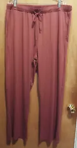 Arctic Cool Womens Rustic Stretch Pants Size XL Elastic Waist Pull String - Picture 1 of 4