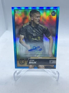 2023 Topps MLS Stipe Biuk Auto Blue Parallel /99 - Picture 1 of 2