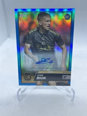 2023 Topps MLS Stipe Biuk Auto Blue Parallel /99 - Image 1 of 2