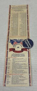 Botón Pin Elecciones Demócratas 1975 Vintage en Tarjeta - Imagen 1 de 8