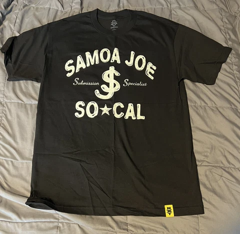WWE Samoa Joe Shirt Size Large NXT Authentic AEW ROH L Submission Specialist New Cover