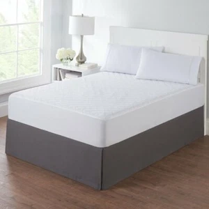 Mainstays Super Soft Mattress Pad, Antimicrobial, Twin/Twin XL, White - Picture 1 of 10
