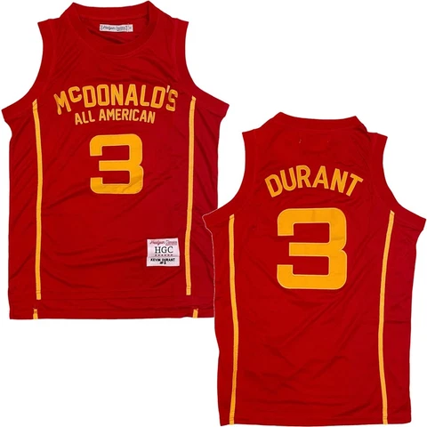 Kevin Durant Men's Headgear Classics McDonald's All American High School Jersey Cover
