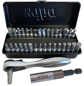Wiha 74996 35 Piece 1/4" Ratchet and Bit Set - Picture 1 of 1